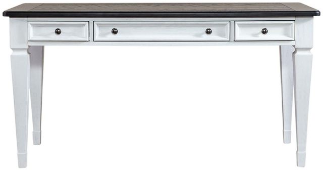 Liberty Furniture Allyson Park Charcoal/Wirebrushed White Writing Desk-2
