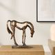 Uttermost®  Openly Grazing Antiqued Bronze Horse Sculpture-2