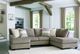 Signature Design by Ashley® Creswell 2-Piece Stone Sectional and Chaise-0