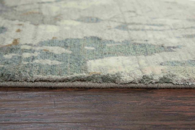 Rizzy Home Impressions Gray 5'x8' Rectangular Rug-1