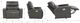 La-Z-Boy® Maddox Slate Leather Power Reclining Chair and a Half with Headrest and Lumbar-3