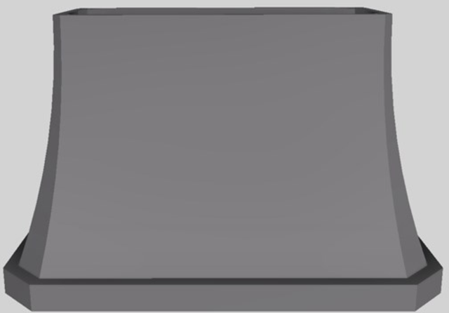 Vent-A-Hood® Designer Series 48" Gunsmoke Island Range Hood-0