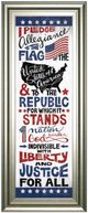 Classy Living Susan Ball Pledge Of Allegiance 42" Wall Art-0