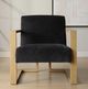 Uttermost® Suspend Midnight Blue Accent Chair-1
