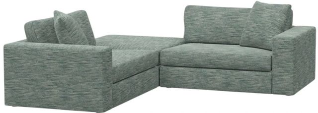 American Leather® Customizable Steve 3-Piece Fabric Sectional-0