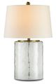 Currey & Company Oscar Clear/Brass Table Lamp-0