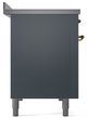 Ilve® Nostalgie II Series 48" Blue Grey Pro Style Induction Range-2