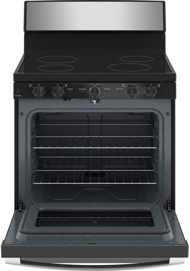 GE® 30" Stainless Steel Freestanding Electric Range-1