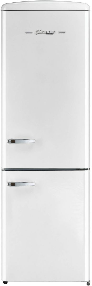 Unique® Appliances Classic Retro 12.0 Cu. Ft. Marshmallow White Bottom Freezer Refrigerator-0