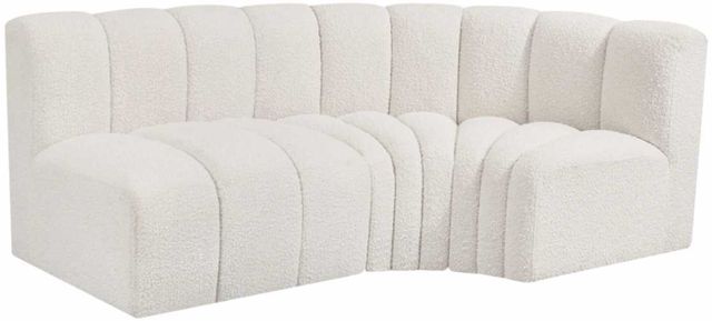 Meridian Furniture Arc 3-Piece Cream Modular Sectional-1