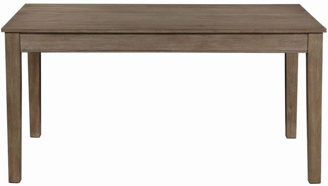 Homelegance® Armhurst Wire Brush Brown Dining Table-2