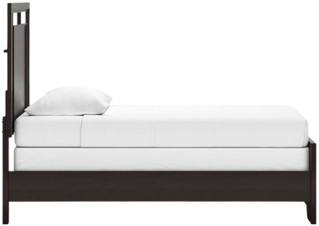 Signature Design by Ashley® Covetown Dark Brown Youth Twin Panel Bed-2