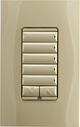 Control4® 120V Ivory Keypad Dimmer-1