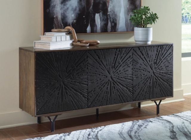 Signature Design by Ashley® Lavinmont Multi Brown Accent Cabinet-4