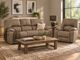 Mammoth Brown Reclining Sofa-1
