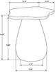Coaster® Perth Off-White Side Table-3