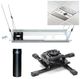 Chief® Black Elite Universal Ceiling Projector Mount Kit-0