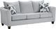 Affordable Furniture 4100 Herringbone Silver Sofa-0