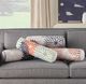 Nourison Home™ Aloha Ivory/Navy Bolster Throw Pillow-3