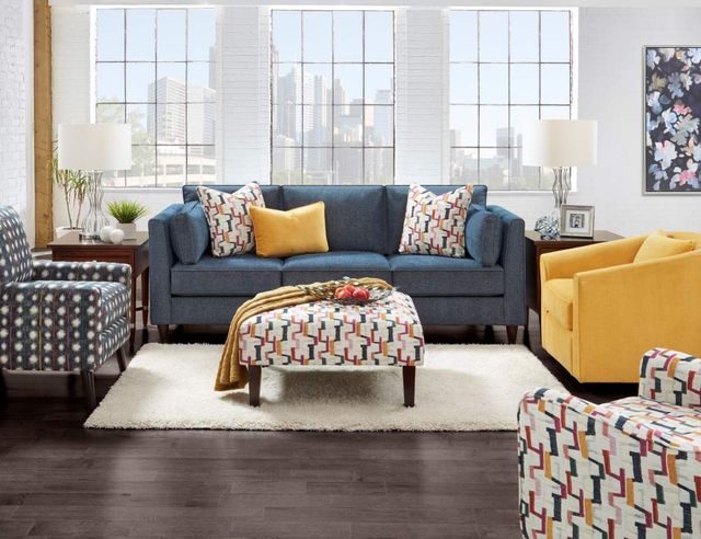 Fusion Furniture Theron Indigo Sofa-1