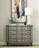 Hammary® Hidden Treasures Ribbon Gray Hall Cabinet-1