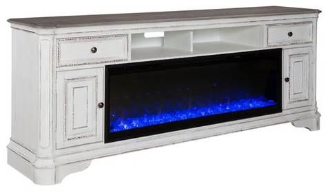 Liberty Furniture 82" Fireplace TV Consoles-0