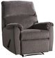 Signature Design by Ashley® Nerviano Gray Manual Recliner-0