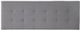 Bernards Eden Gray Upholstered Queen Panel Bed in a Box-2
