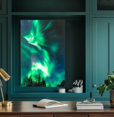 YHD Northern Lights Wall Art-1