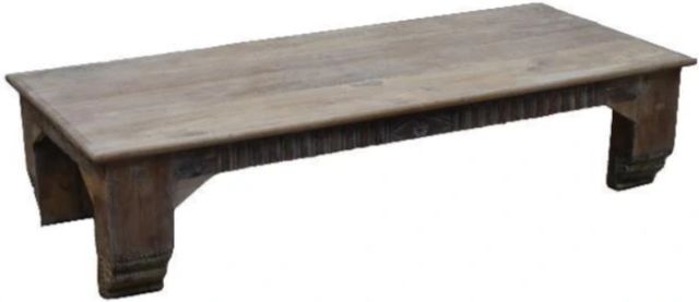 Jaipur Furniture Wdn Dark Brown Low Bench-0