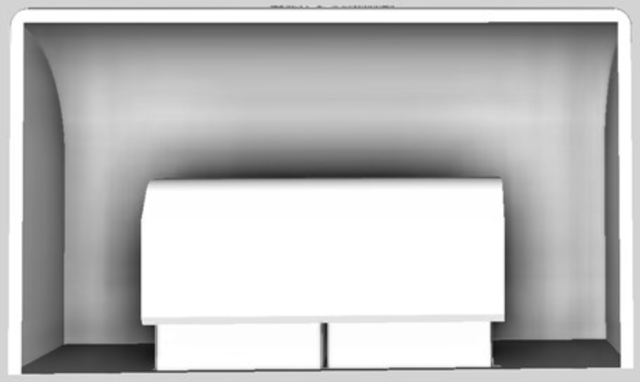 Vent-A-Hood® 36" White Retro Style Under Cabinet Range Hood-3