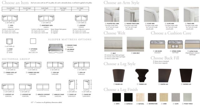 Universal Explore Home™ Customizable U Choose 2-Piece Sectional-4