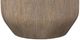 Century® Outdoor Complements Danny White Concrete/Wooden Outdoor Side Table with Brown Base-3