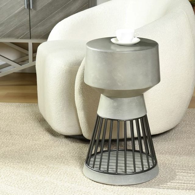 Stylecraft Norman Wyatt Home Cement Gray Table-1