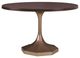 Century® Customizable Carrier and Company Case Molly Gold 54" Round Dining Table-0