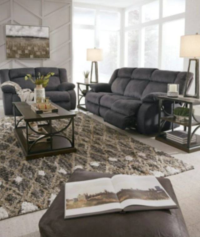 Signature Design by Ashley® Burkner 2-Piece Marine Power Reclining Living Room Set-3