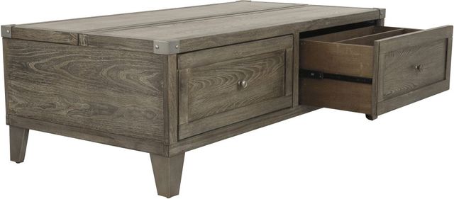 Signature Design by Ashley® Chazney Rustic Brown Lift Top Coffee Table-2