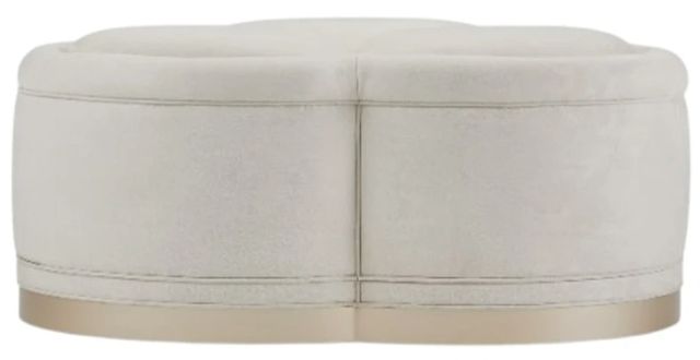 Michael Amini® Malibu Crest Chardonnay/Doeskin Cocktail Ottoman-2