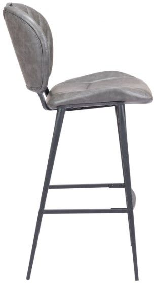Zuo® Modern Terrence Vintage Gray Bar Chair-2