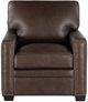 Leather Italia™ Cambria Dalton Brown Chestnut Chair-0