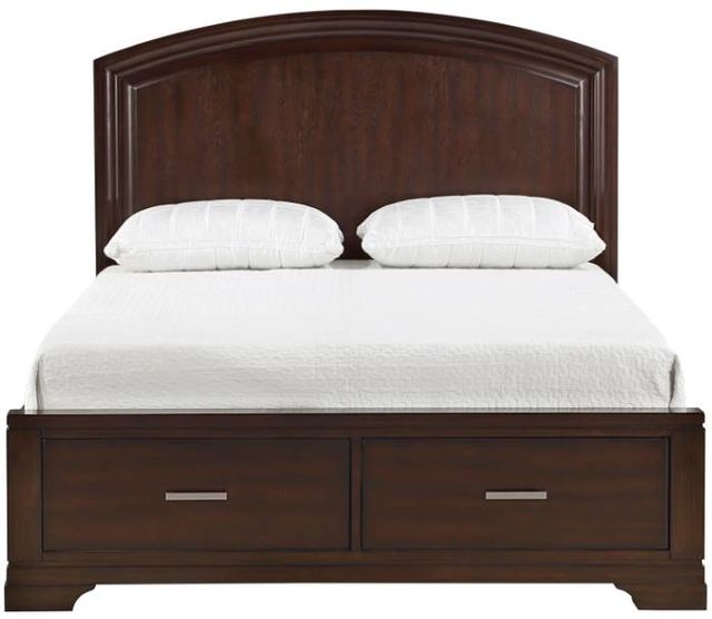 Homelegance® Hudson Cherry Full Platform Storage Bed-2