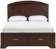 Homelegance® Hudson Cherry Full Platform Storage Bed-1
