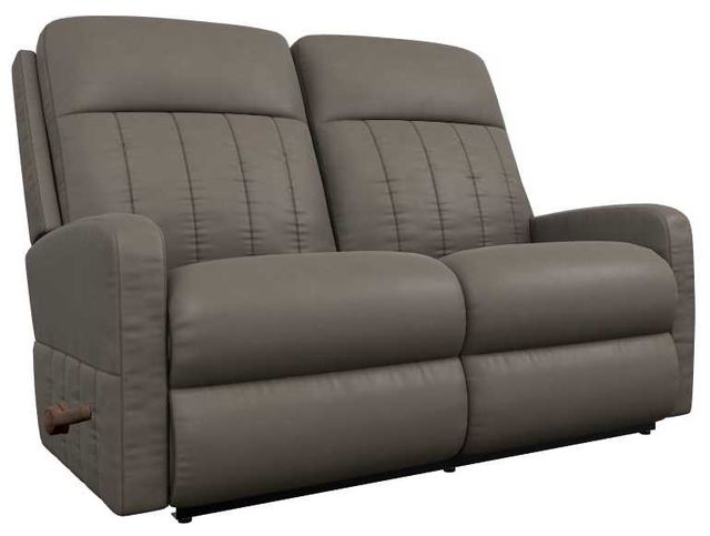 La-Z-Boy® Finley Otter Leather Manual Wall Reclining Loveseat-0