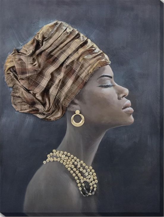 Classy Living Dramatic Regal Heritage Headdress Wall Art-0