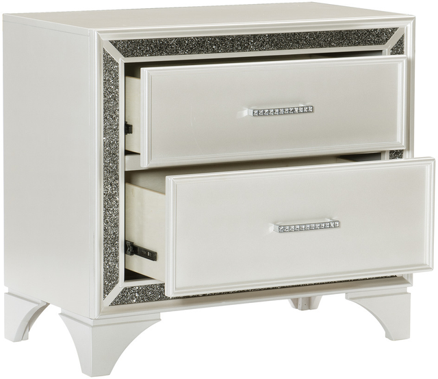 Homelegance® Salon White Nightstand-2