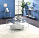 ACME Furniture Adelrik Glass End Table with Chrome Base-4