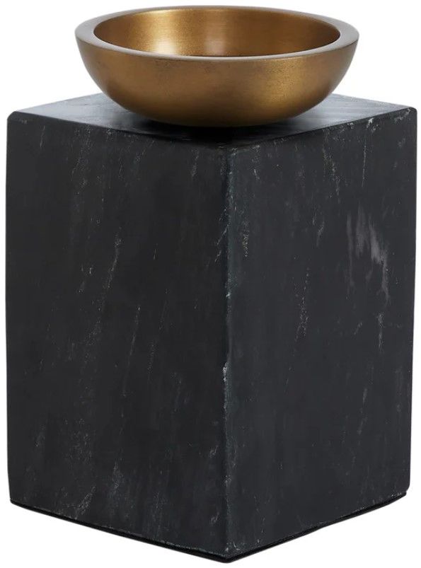 Renwil® Poema Black Natural Candle Holder-0