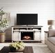 Jofran Inc. Madison County Vintage White Electric Fireplace Media Console-2