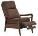 Best® Home Furnishings Customizable Ryberson Fabric Power High Leg Recliner with Espresso Legs-3