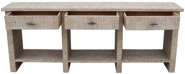 Nest Home Collections Dante Aged White Console Table -2